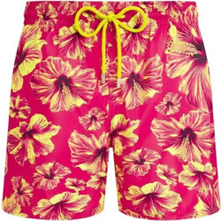 Vilebrequin Ανδρικό Μαγιό Σορτς Floral Φούξια MAHEJ319-126