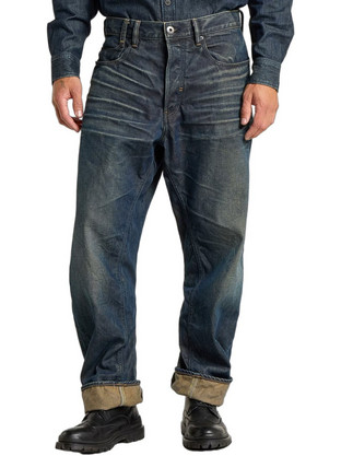 G-Star RAW Star Arc 3D Ανδρικό Τζιν Παντελόνι Loose Εφαρμογή Ανθρακί D30102-D436-J537