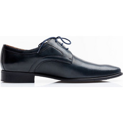 Northway Ανδρικά Σκαρπίνια Derby Δερμάτινα Navy Μπλε 534