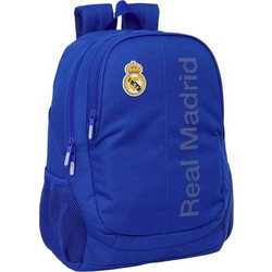 Safta Real Madrid Σχολική Τσάντα Πλάτης Μπλε 612624665