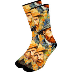 NODO Van Gogh Portraits Ανδρικές Κάλτσες Ψηλές με Σχέδια Πολύχρωμες PR10044