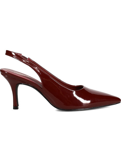 Migato Γόβες Slingback Λουστρίνι με Τακούνι Στιλέτο Μπορντό 100050610-009