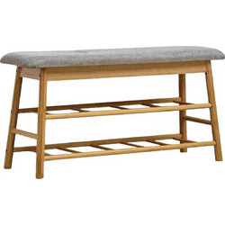 Nextdeco Παπουτσοθήκη Σκαμπό Bamboo M90xΠ27xΥ44cm 36309