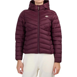 4F Γυναικείο Μπουφάν Puffer Κοντό Μπορντό 4FWAW26TDJAF0924-60S