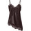 Only Γυναικείο Καλοκαιρινό Lingerie Top Σατέν Σοκολατί 15380352