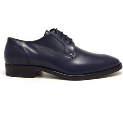 Softies Ανδρικά Σκαρπίνια Derby Δερμάτινα Navy Μπλε 8112-1540