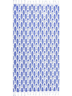 Ble Resort Collection Πετσέτα Παρεό Θαλάσσης Μπλε 90x180cm 5-46-509-0047