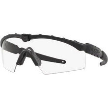 Oakley OO9213 11 Ανδρικά Γυαλιά Ηλίου Μάσκα Κοκάλινα Μαύρα με Διαφανές Φακό