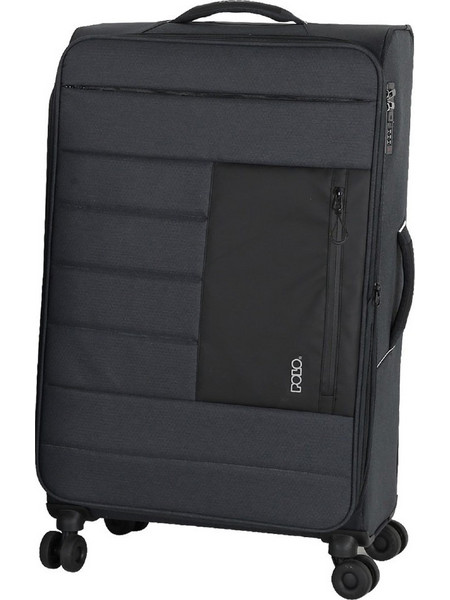 Polo Athens 965008-2100 Βαλίτσα Μεγάλη 80x45x27cm με 4 Ρόδες Μαύρη