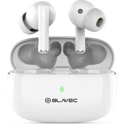 Blavec BW-01 Ακουστικά Bluetooth In Ear White