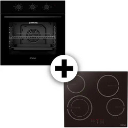 Omnys Φούρνος Ηλεκτρικός Άνω Πάγκου 70lt 59.5cm CH641TFB με Κεραμικές Εστίες OV7009MRBL