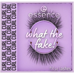 Essence What The Fake! 02 Dramatic Curl Βλεφαρίδες Ενιαίες Σετ με Κόλλα 2τμχ C164276