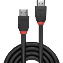 Lindy Καλώδιο HDMI Male to HDMI Male 0.5m Black 36501