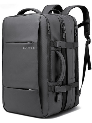 Bange 1908 Plus Αδιάβροχο Backpack Laptop 17.3" Black