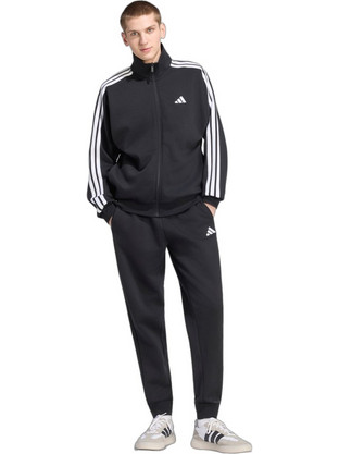 Adidas Ανδρικό Σετ Φόρμας Fleece με Λάστιχο Μαύρο KY2284