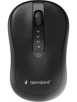 Gembird MUSW2-4B-01 Ασύρματο Bluetooth Ποντίκι Black