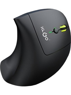 KLGO Q6 Ασύρματο Bluetooth Ποντίκι Vertical Black