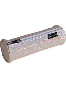 Exacompta Glitter Κασετίνα Βαρελάκι Ροζ 52770E