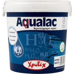 Χρωτέχ Aqualac Βερνικόχρωμα Νερού Λευκό Gloss 2.5lt