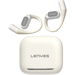Lenyes AIR 201 Ακουστικά Bluetooth In Ear Ανθεκτικά στο Νερό White