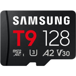 Samsung T9 microSDXC 128GB U3 V30 UHS-I A2 200MB/s + Adapter