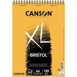 Canson XL Μπλοκ Σχεδίου A4 Bristol 180gr/m² 50 Φύλλα