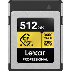 Lexar Professional CFexpress 4.0 Type B 512GB 3600MB/s