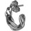 Emmanuela handcrafted for you Ανδρικά Σκουλαρίκια Κρίκοι από Ασήμι 925 1333MXS