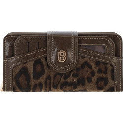 Bag to Bag Μεγάλο Γυναικείο Πορτοφόλι με Clip & Φερμουάρ Καφέ YC-03123