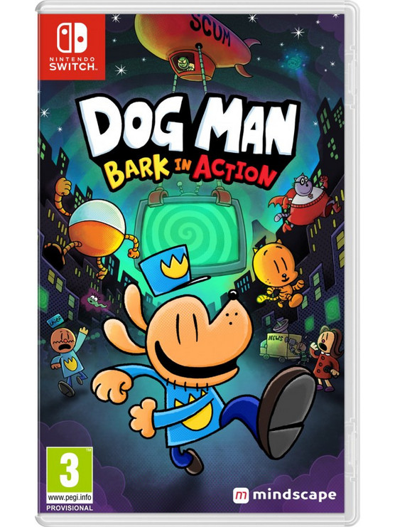 Dog Man Switch Bark In Action Nintendo Switch