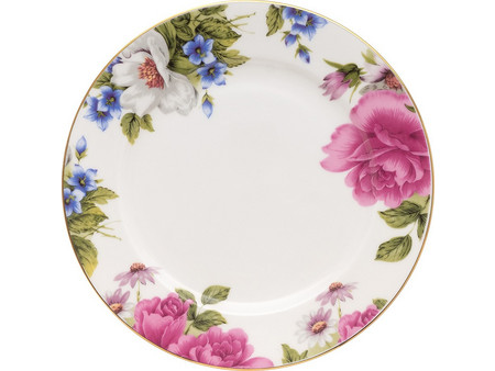 Beauty Home Eternal Πιάτο Ρηχό Πορσελάνης 23cm ART 7724