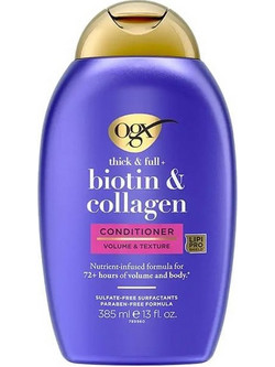 OGX Biotin & Collagen Conditioner για Όγκο για Λεπτά Mαλλιά 385ml