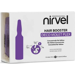 Nirvel Deco Violet Plex Αμπούλες Μαλλιών για Επανόρθωση 12x10ml