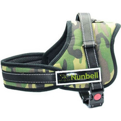 Nunbell Camo Σαμαράκι Σκύλου Γιλέκο Anti-Pull Χακί Small