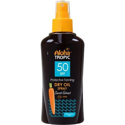 Aloha Tropic Dry Oil Αδιάβροχο Spray Μαυρίσματος Σώματος SPF50 200ml