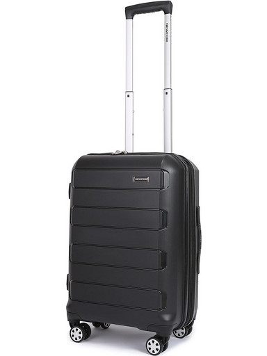 Newcom N1312 Βαλίτσα Καμπίνας 50x36x22cm με 4 Ρόδες Μαύρη