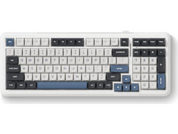 Mchose K99 Ασύρματο Μηχανικό Gaming Πληκτρολόγιο με KTT Hyacinth Διακόπτες RGB White Blue