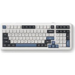 Mchose K99 Ασύρματο Μηχανικό Gaming Πληκτρολόγιο με KTT Hyacinth Διακόπτες RGB White Blue