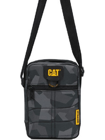 CAT Ανδρική Τσάντα Ώμου / Χιαστί Ανθρακί 84059-696
