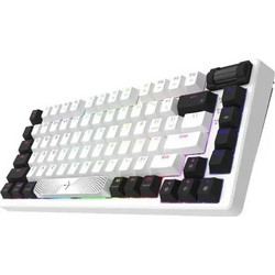 Aqirys Adara Mini LE Μηχανικό Gaming Πληκτρολόγιο TenKeyLess με HaiMu Pink Διακόπτες RGB White