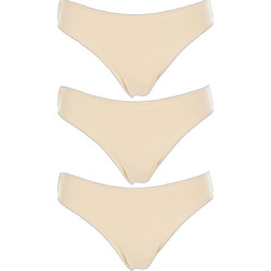 Gsecret Βαμβακερά Γυναικεία Brazil Μπεζ 3Pack 3P5340-39066