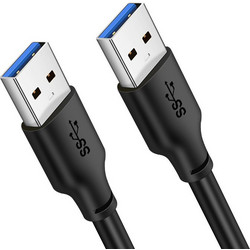 Cabletime CT-C160-U3-AMAMN Καλώδιο USB-A Male 3.0 to USB-A Male 1m Black
