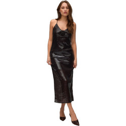 Vero Moda Midi Φόρεμα για Γάμο / Βάπτιση με Παγιέτες Σοκολατί 10354536
