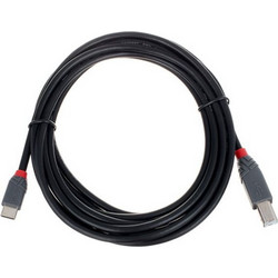 Lindy 36943 Καλώδιο USB-B Male 2.0 to USB-C Male 3m Black
