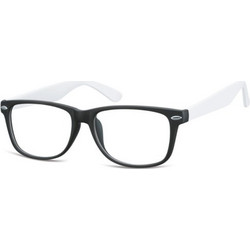 Sunoptic CP169D Ανδρικός Σκελετός Γυαλιών Οράσεως Κοκάλινος Μαύρος Άσπρος