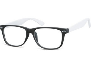 Sunoptic CP169D Ανδρικός Σκελετός Γυαλιών Οράσεως Κοκάλινος Μαύρος Άσπρος