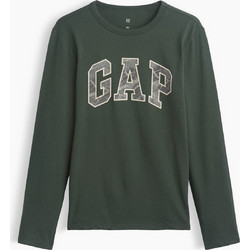 Gap Παιδικό T-Shirt Μακρυμάνικο Χακί 910125004