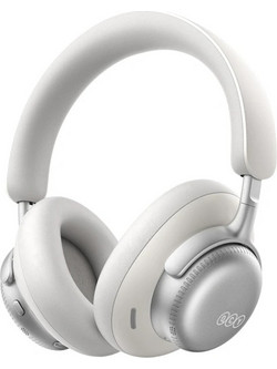 QCY H6 Ultra Ενσύρματα & Ασύρματα Bluetooth Ακουστικά Over Ear με Noise Cancelling Λευκά