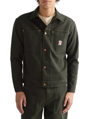 Wrangler Ανδρικό Πουκάμισο Μακρυμάνικο Overshirt Σκούρο Πράσινο 112386997-ROSIN