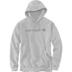 Carhartt Ανδρικό Φούτερ με Κουκούλα & Τσέπες Γκρι 100074-EC5